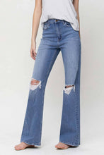 90'S VINTAGE SUPER HIGH RISE FLARE JEANS