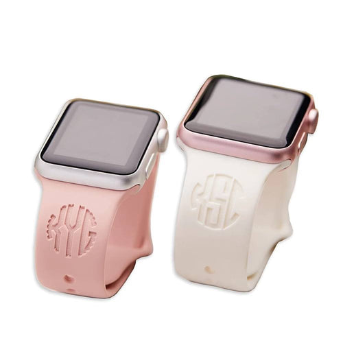 Monogrammed Apple Watch Band