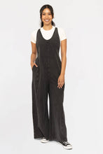 Mineral Wash Wide Leg Jumpsuit