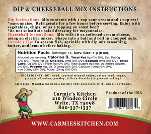 Dilliest Dill Dip Mix