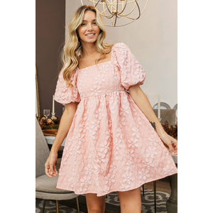 FLORAL PUFF SLEEVE DRESS