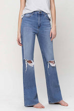 90'S VINTAGE SUPER HIGH RISE FLARE JEANS