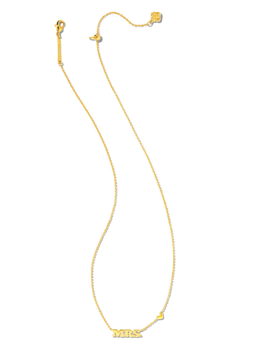 Mrs. Pendant Necklace GOLD