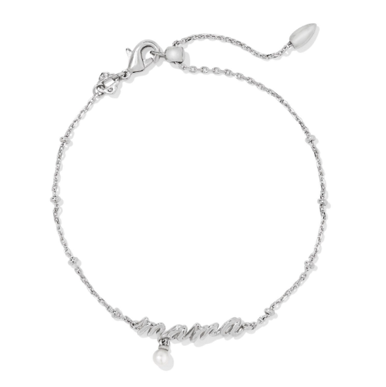 Mama Script Delicate Chain Bracelet