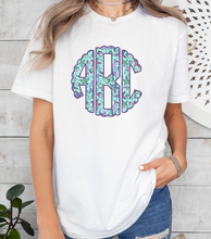 Printed Monogram Tee