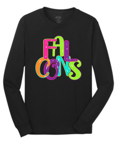 Neon Falcons Long Sleeve Tee