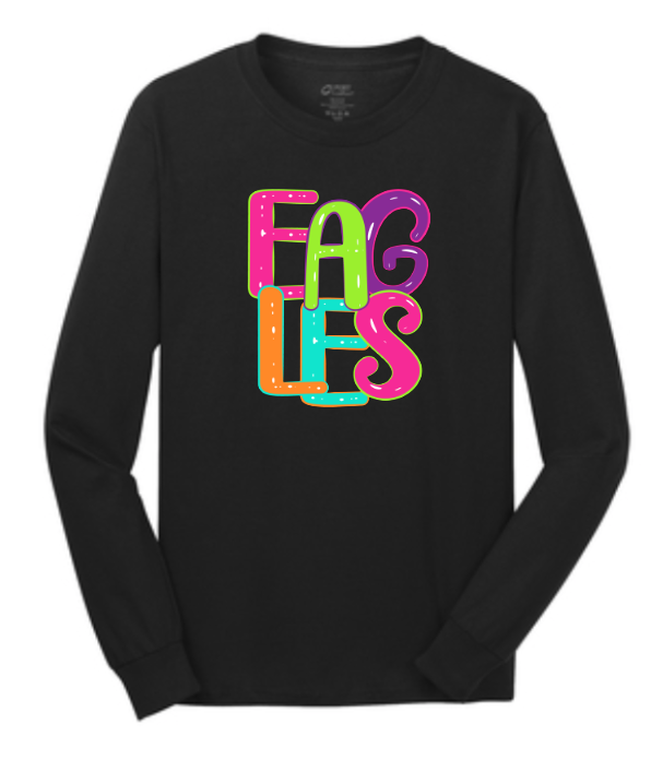 Eagles Neon Long Sleeve Tee