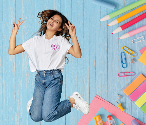 Youth Surprise Monogram Tee