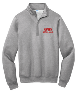 School Initial 1/4 Zip Fleece