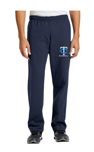 Carolina Thunder Open Bottom Sweatpants