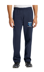 Carolina Thunder Open Bottom Sweatpants