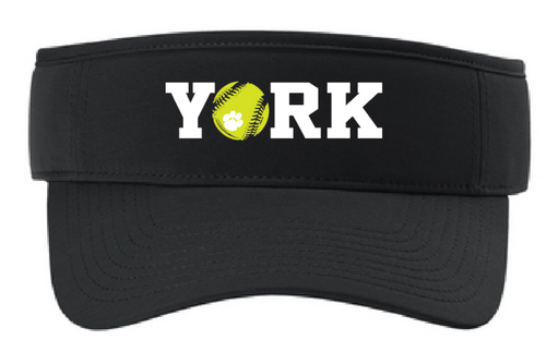 York Softball Visor