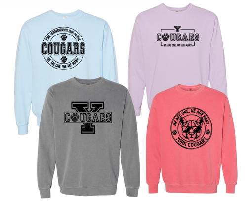 York Comfort Colors Crewneck '25