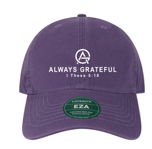 Always Grateful Unstructured Hat