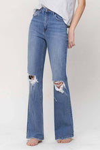 90'S VINTAGE SUPER HIGH RISE FLARE JEANS