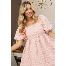 FLORAL PUFF SLEEVE DRESS