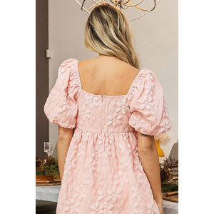 FLORAL PUFF SLEEVE DRESS