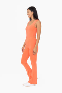 Venice Twisted Back Flared Jumpsuit