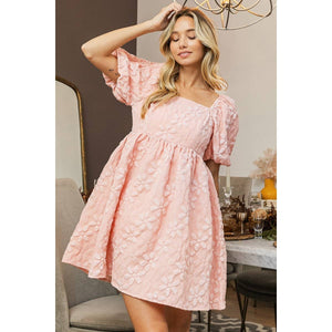 FLORAL PUFF SLEEVE DRESS