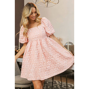 FLORAL PUFF SLEEVE DRESS