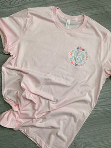 Youth Candy Hearts Monogram Tee