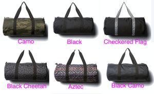 Printed Monogram Duffel Bag